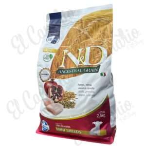 Concentrado N&D Cachorro Raza Mini Pollo con Granada 2.5kg