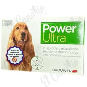 Pipeta Power Ultra Brouwer para Perros Medianos de 11 a 20 kg