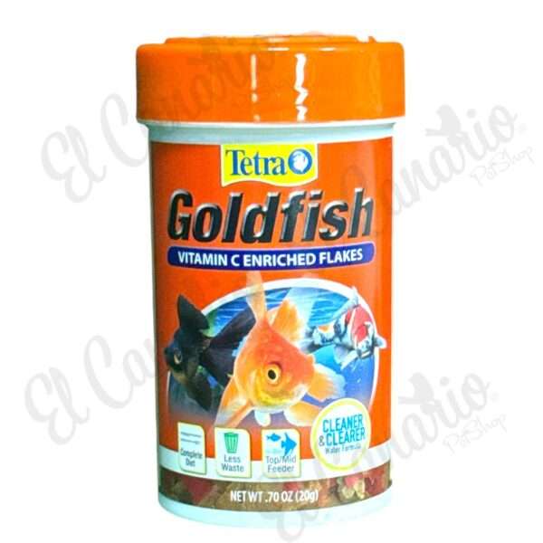 Tetra Goldfish Flakes 20g – Alimento premium en escamas para peces dorado