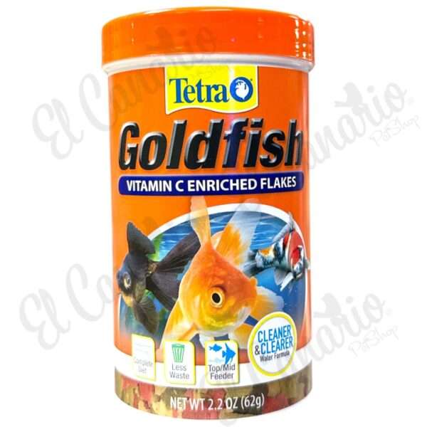 Tetra Goldfish Flakes 62g – Alimento premium en escamas para peces dorado