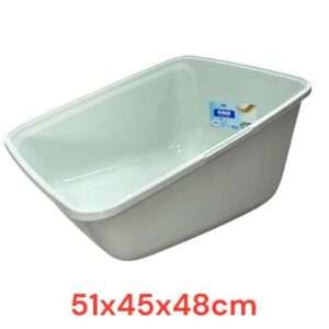 Arenero Petmate Hi-Back Large para Gatos con Respaldo Alto 51 x 45 x 48 cm
