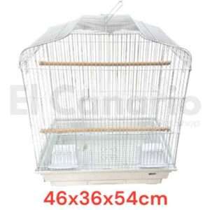 Jaula para Aves Shell Top con Techo Abovedado 46 x 36 x 54 cm